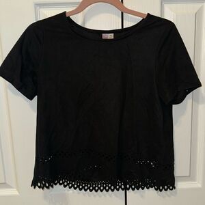 FRACESCA’S Suede Top 🖤